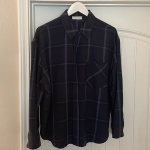 Anine Bing Plaid Shirt Medium